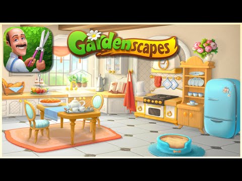 GARDENSCAPES Story Walkthrough Gameplay - Kitchen (iOS, Android)