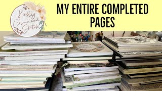 My Entire completed colouring pages updated 2022 #adultcolouring