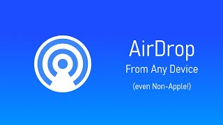 How to use AirDrop on Any Device! (SnapDrop)