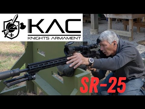 Knight's Armament SR-25 and the KAC Suppressor.  Speed Drop and the Hack!