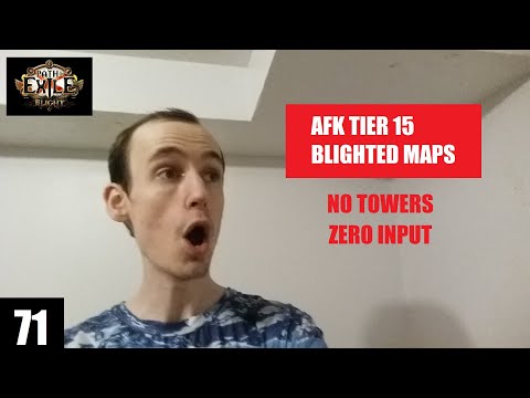 AFK Tier 15 Blighted Maps w/ 3x Black Oil - 71