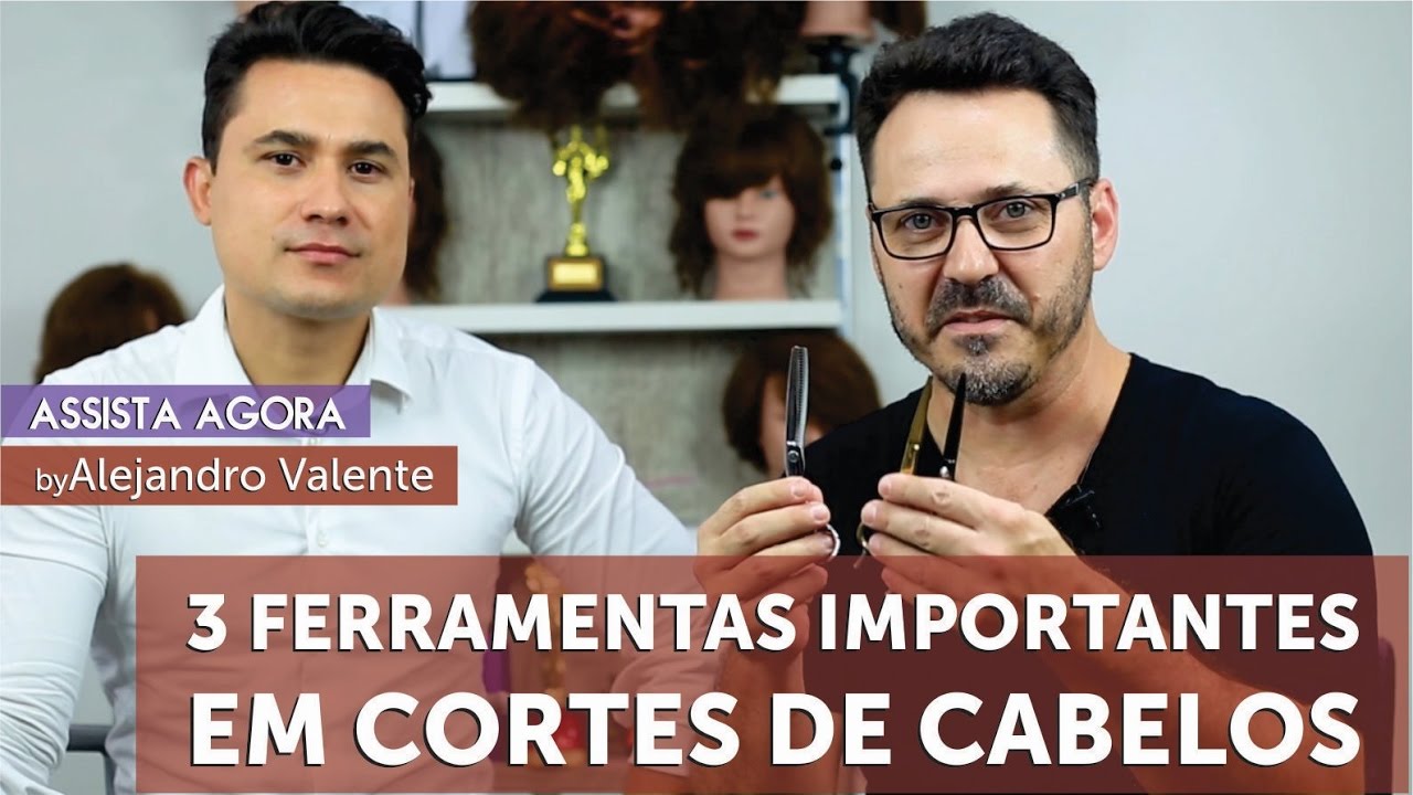 Corte de cabelo Tipos de tesouras 