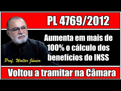 PL 4769/2012 - Aumenta valor do benefício em mais de 100% aprovado em 2012 no Senado Federal