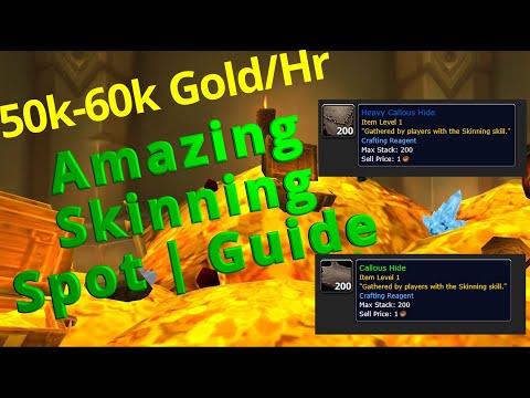 Ultimate Gold Making - Skinning/LW Spot Shadowlands - 50k-60k Gold/Hr - Zero Effort