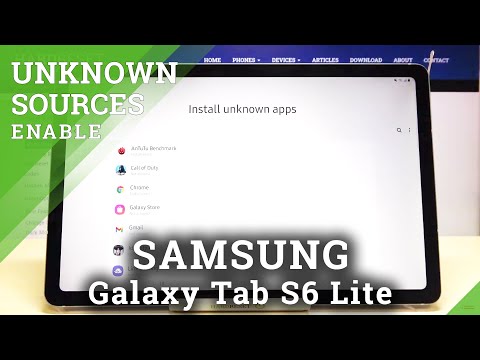 How to Allow Unknown Sources in Samsung Galaxy Tab S6 Lite – Download Apps from Browser