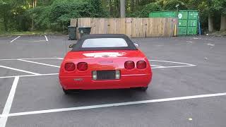 2k-Mile 1995 Chevrolet Corvette Convertible 6-Speed Exterior Lights and Functions Pt. 2