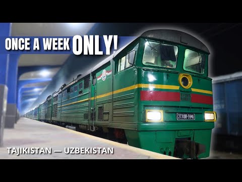 18 Stunden in einem seltenen wöchentlichen tadschikischen Schlafwagenzug! | Tadschikistan–Usbekistan