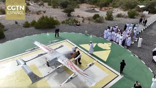 Un avión no tripulado chino completa su primera misión de vuelo de carga en Omán