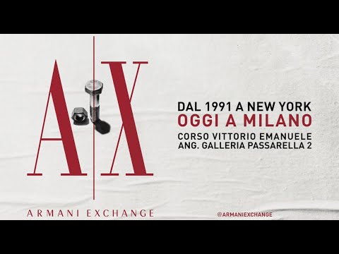 A|X Armani Exchange Milan Flagship Store