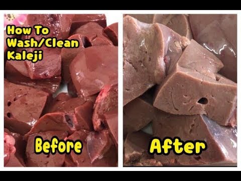 How To Clean/Wash And Get Rid Off Kaleji Smell And Blood By Yasmin's Cooking Video