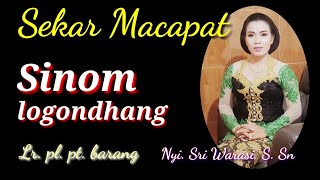 Download lagu Sinom LOGONDHANG, pl. br mp3