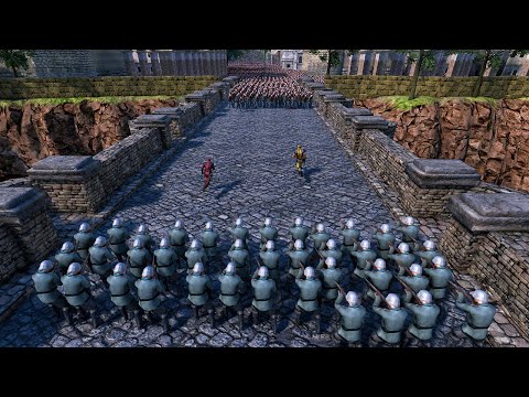 Dead Pool & Wolverine Help German Soldier Protect City from Zombies - Ultimate Epic Battle Simulator