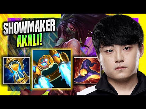 WHEN SHOWMAKER PLAYS AKALI MID! - DK ShowMaker Plays Akali Mid vs Twisted Fate! | Season 11