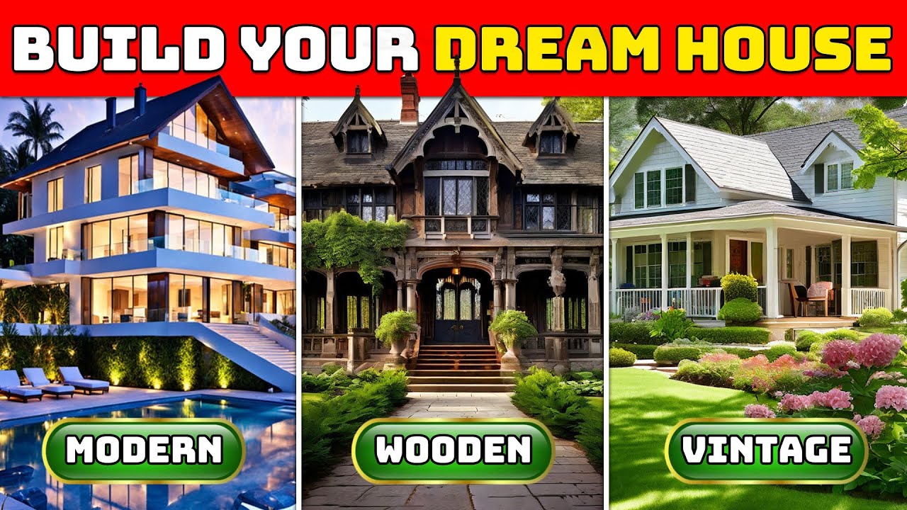 Would You Rather...? Build Your Dream House 🏘️🌈💞✨ Choose Your Gift Luxury House | GlamQuiz