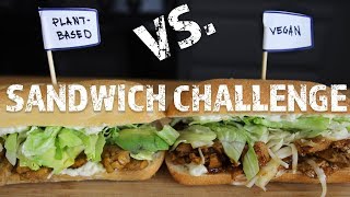 Vegan Vs. Plant Based Sandwich Challenge (Teriyaki "Chicken" Sandwich)