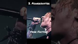 Fear Factory Top 5 Hit Songs #industrialmetal #groovemetal #numetal #americanband