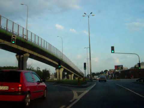 Driving in Warsaw towards Wilanów, May 2007