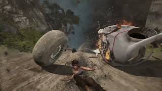 Tomb Raider - Lara Croft and the plane crash #laracroft #tombraider #tombraider2013