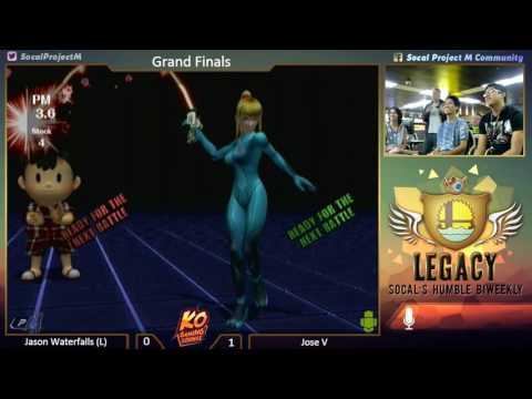 Legacy Vol 12: Grand Finals- Jason Waterfalls (Zero Suit Samus) vs Jose V (Ness)