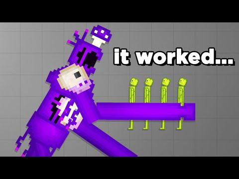 MELON SCP 5771 Eats Every RAGDOLL in Melon Sandbox Playground