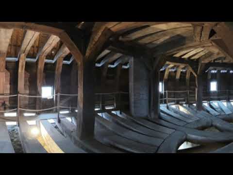 Présentation de la charpente du château de Laval