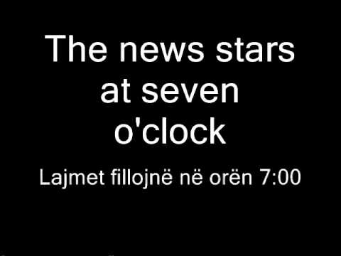 45. What's on television - Cfarë shfaqet në televizor.