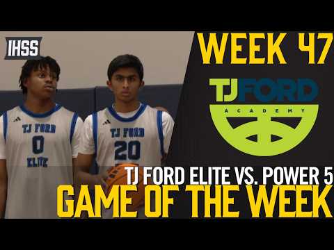 TJ Ford Elite vs POWER 5 | Adidas Three Stripes Select Basketball Game of the Week