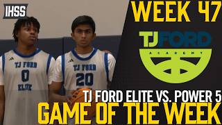 TJ Ford Elite vs POWER 5 | Adidas Three Stripes Select Basketball Game of the Week