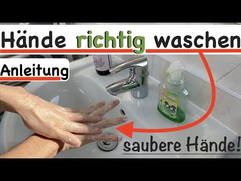 Händewaschen: Hände richtig waschen (Anleitung)