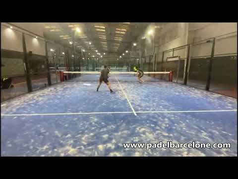 Louis en stage de Padel à Barcelone
