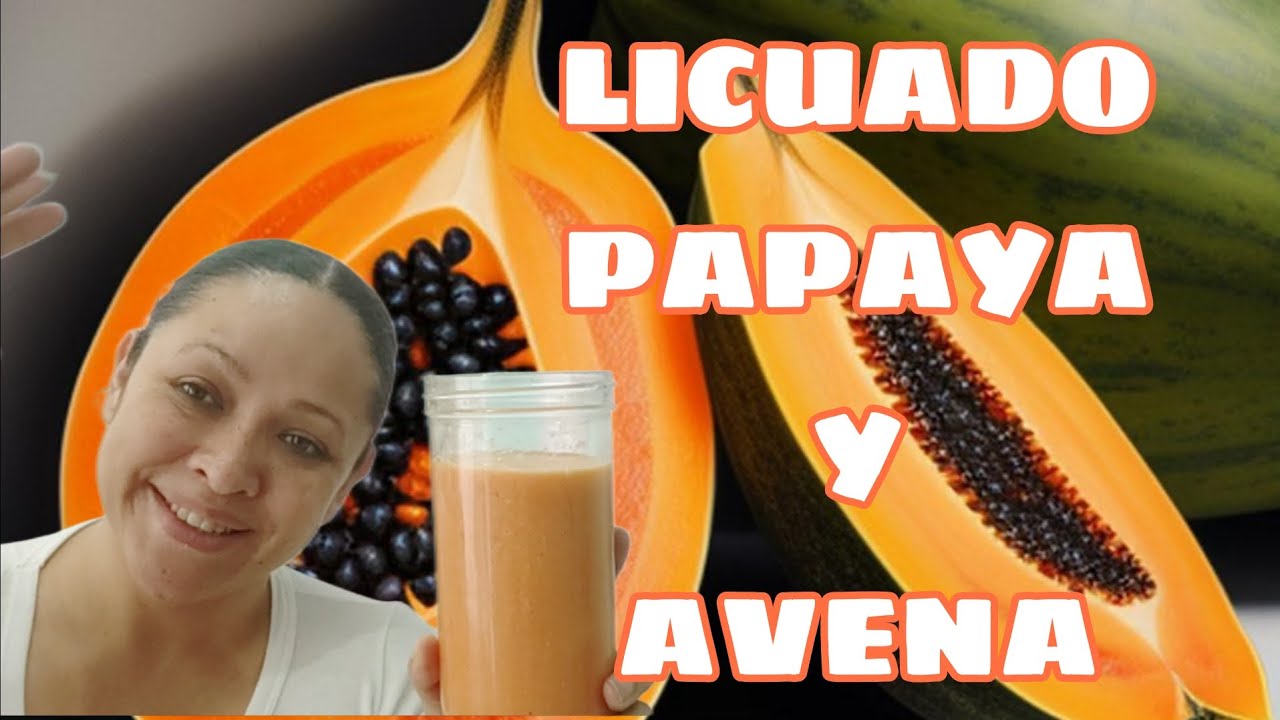 LICUADO DE PAPAYA Y AVENA #jugosnaturales #licuados #healthy #dailyvlog #momlife