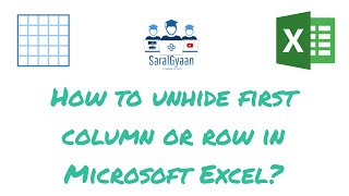 Quickly and Effectively unhide the first column/row of Microsoft Excel