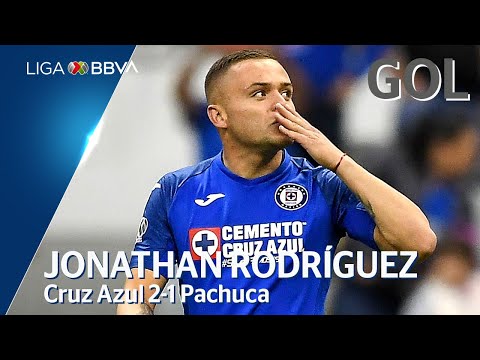Gol de J. Rodríguez | Cruz Azul 2 - 1 Pachuca | Liga BBVA MX - CL 2020  - Jornada 5