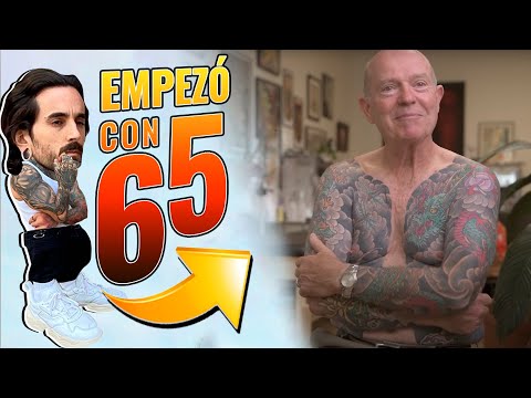 ABUELO FACHERO se TATÚA el CUERPO ENTERO con 75 AÑOS 💉👴🏻