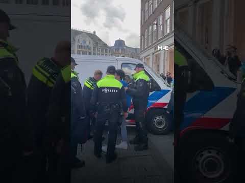 Egyptian-Dutch man arrested while shouting ‘Free Palestine’ in Amsterdam