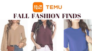 TEMU FALL FASHION FAVORITES | FALL LOVERS COLLAB | FALL 2023