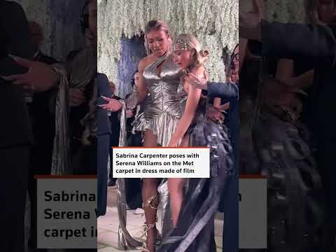 Video Thumbnail: 🎞️ Sabrina Carpenter dressed in film at the Met