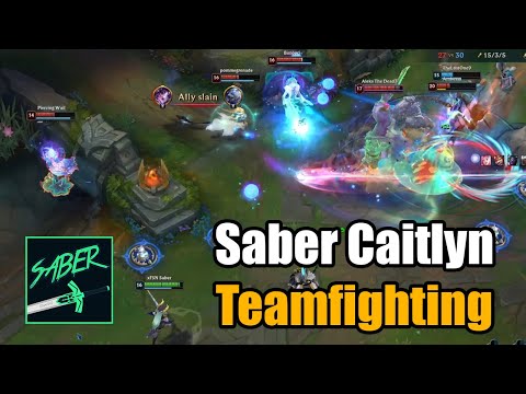 UNBELIEVEABLE CAITLYN TEAMFIGHTING (FULL GAME)