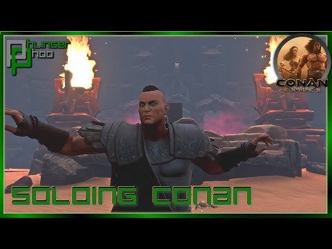 TESTING OUT THE THRALL CHANGES AGAINST THE SKELETAL DRAGON! Soloing Conan 28