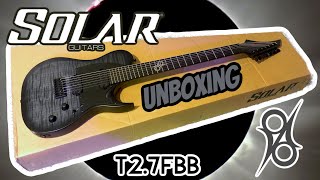 Video thumbnail for Solar guitars new T series unboxing / T2.7FBB by SIX1NINE GUITARS AND GEAR