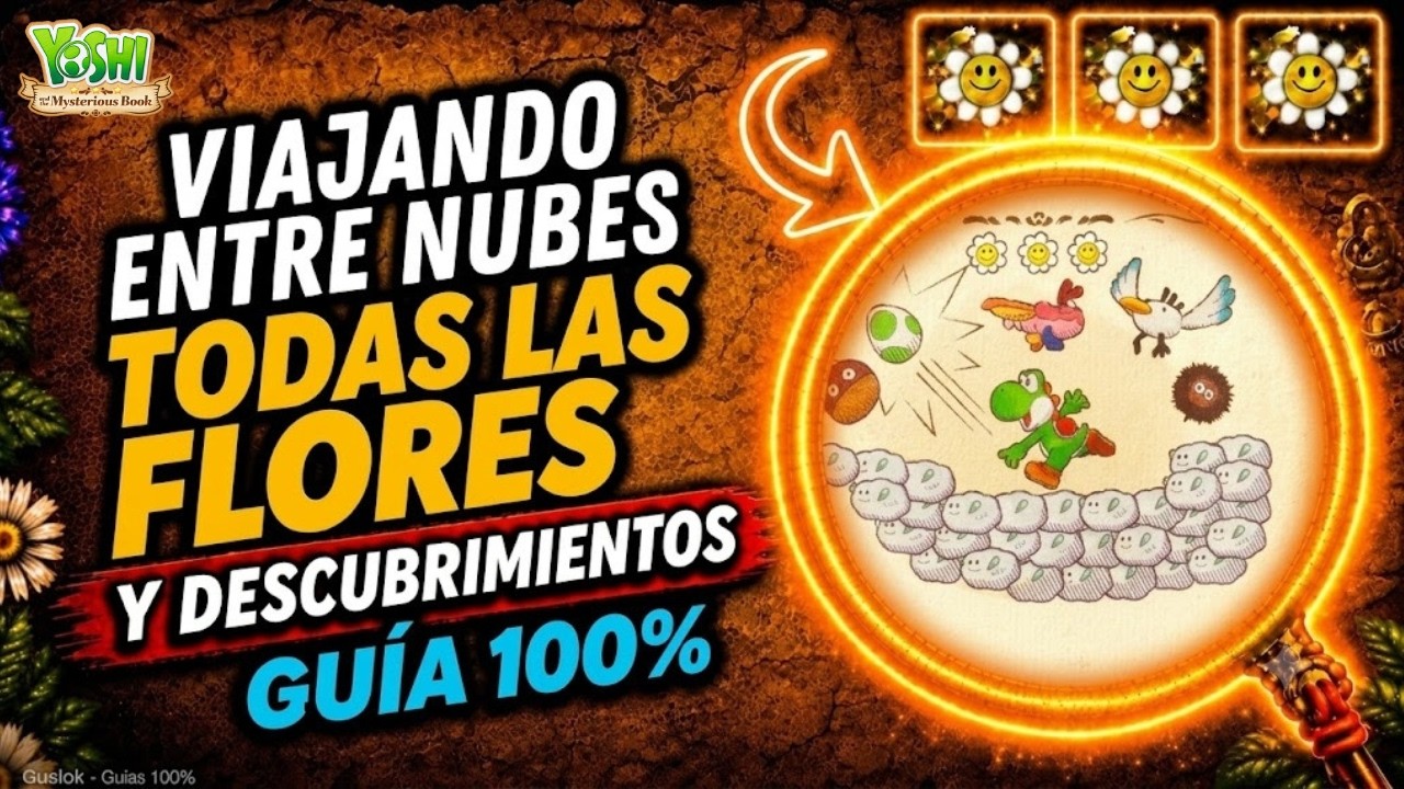 Viajando Entre Nubes Todos Los Coleccionables 100% | Yoshi And The Mysterious Book Viajando Entre Nubes Todos Los Coleccionables 100% | Yoshi And The Mysterious Book