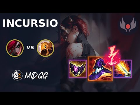 MID.GG: [ Incursio ] Katarina MID vs Azir | OCE GRANDMASTER | LOL Season 2025