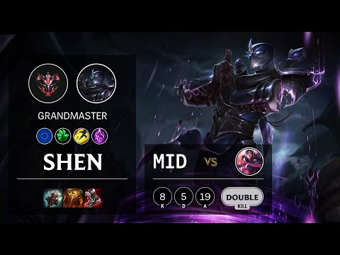Shen Mid vs Irelia - EUW Grandmaster Patch 10.25