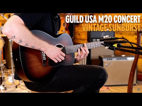 Акустическая гитара GUILD M-20 (VINTAGE SUNBURST) - фото 1 - id-p2437877765