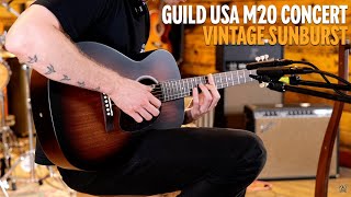 Video thumbnail for Guild USA M 20 Concert | Vintage Sunburst by The Peach Boutique
