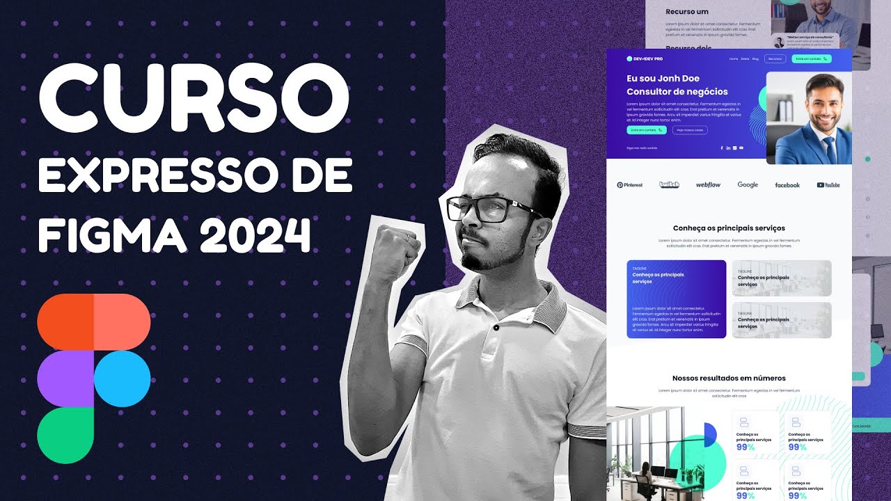 #FIGMA | Curso Expresso 2024 - Como usar o Figma, Variáveis, Estilos, Componentes e Auto Layout