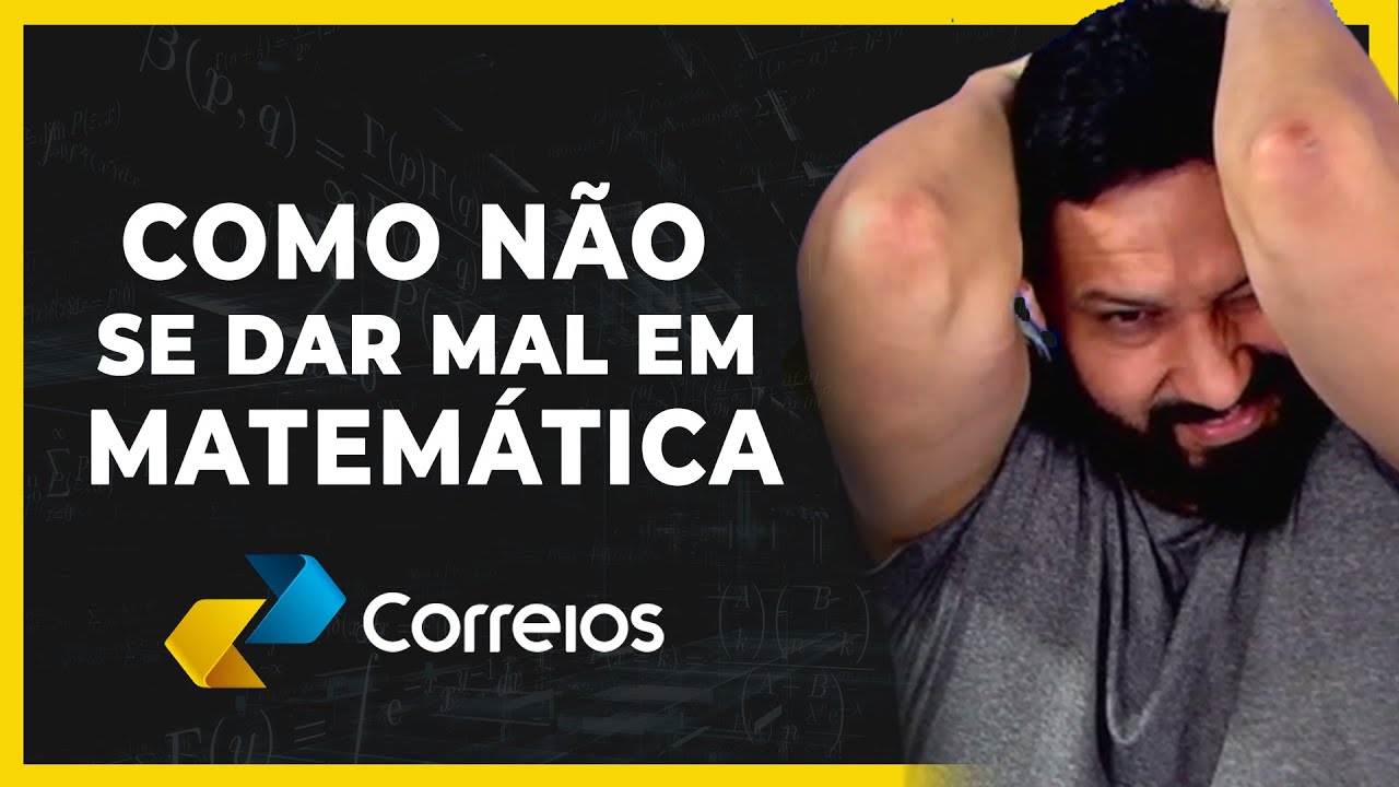 Concurso Correios: Aulão de Matemática para você não se dar mal