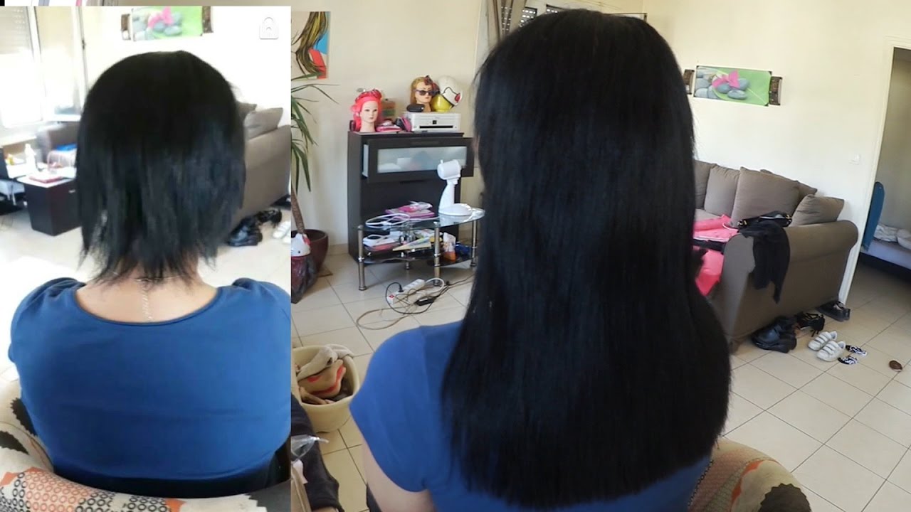 poser des extensions a clips sur cheveux courts et fins