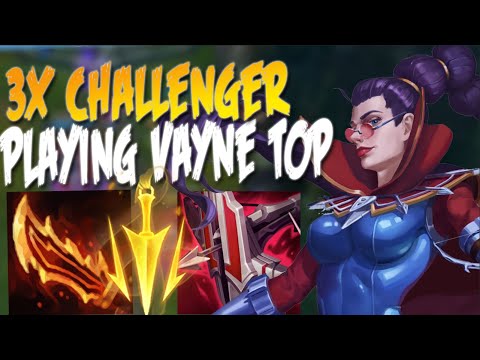 THIS IS HOW I GOT THREE CHALLENGER ACCOUNTS PLAYING VAYNE TOP ONLY