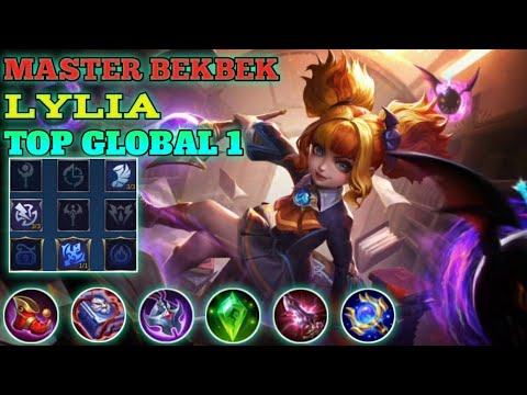 Best Combo Top Global Lylia by Master Bekbek MVP Gameplay - MOBILE LEGENDS